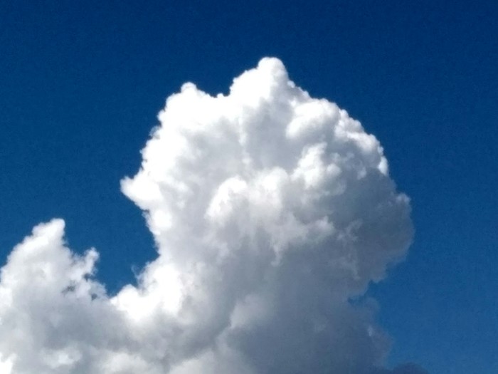 Cotton cloud - My, Sky, Clouds, Nature, Space, Cotton wool