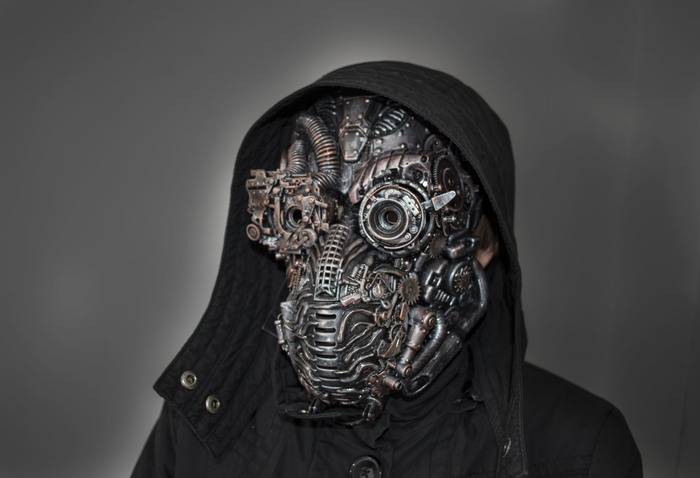 Another mask - My, Mask, Steampunk, , Imitation, Dieselpunk, Halloween, 