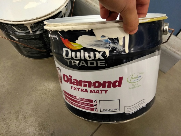 Отзыв о краске Dulux Trade Diamond Dulux, Отзыв, Длиннопост