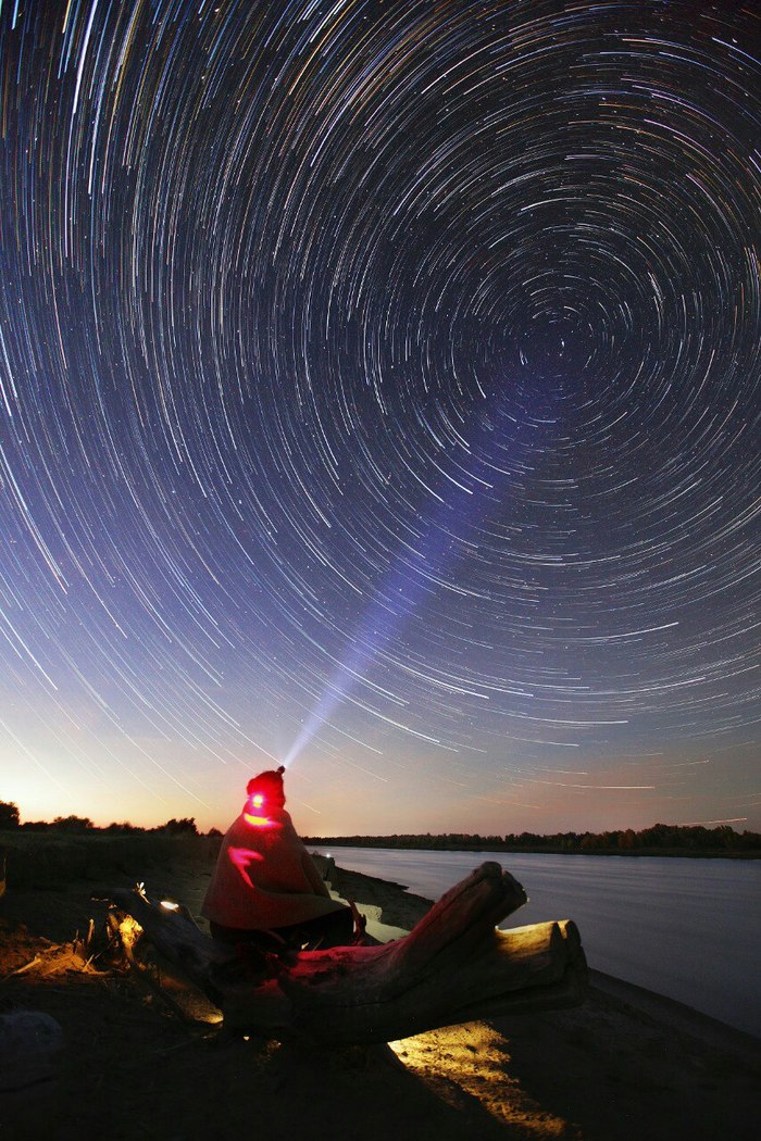 Volga at night - My, The photo, Starry sky, Astrophoto, Travels, Volga, Kalmykia, 