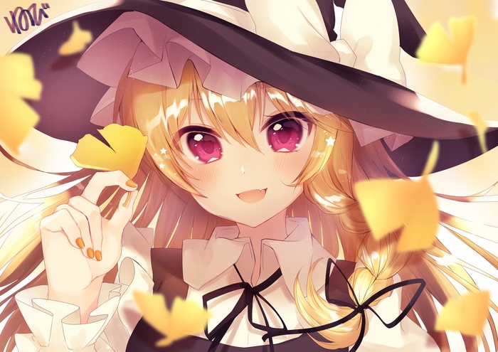 Kirisame Marisa - Touhou, Anime Art, Аниме, Не аниме, Kirisame Marisa, Nenobi