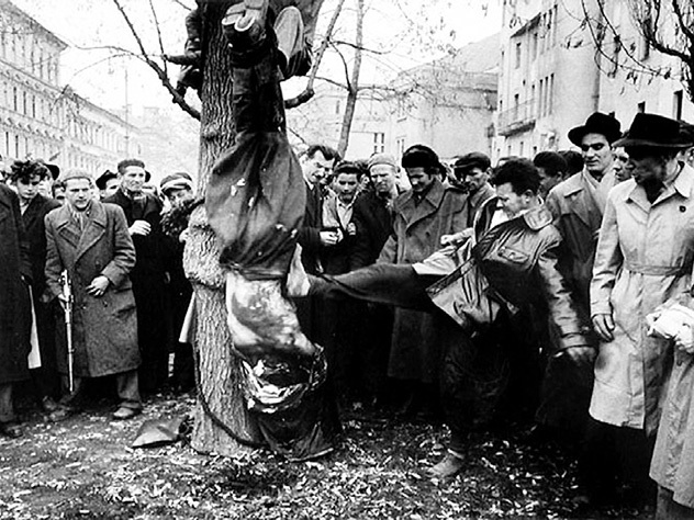 The Hungarian uprising of 1956. The Communists of Hungary were hung by their feet and nailed to the floor. - Story, Hungary, , Longpost, Communism
