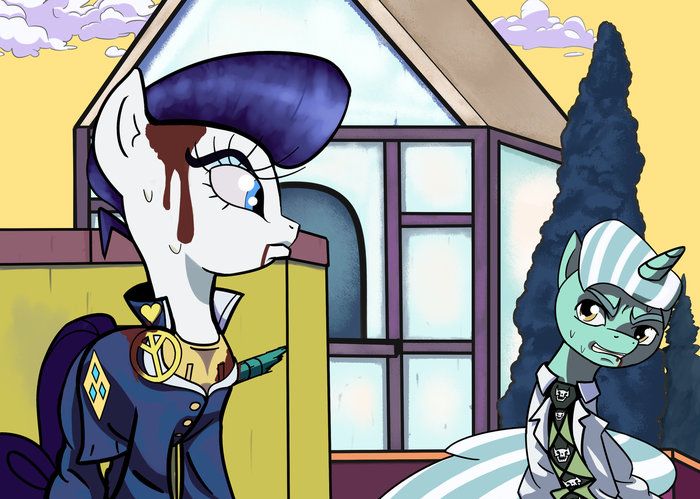   My Little Pony, Rarity, Lyra Heartstrings, Josuke higashikata, Yoshikage Kira, Jojos Bizarre Adventure