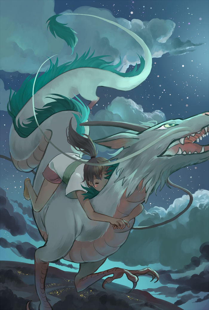 Haku and Chihiro