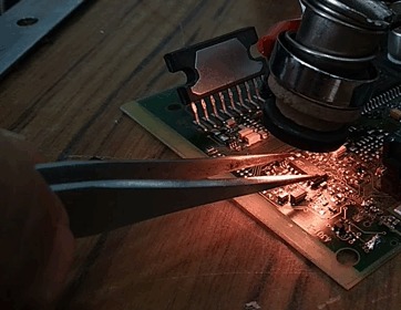 Инфракрасный фен из автомобильного прикуривателя Паяльник, Фен, Прикуриватель, Гифка, Длиннопост, Совет