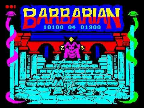 When the AI ??got offended - Barbarian, Games, Zx spectrum, Spectrum, My