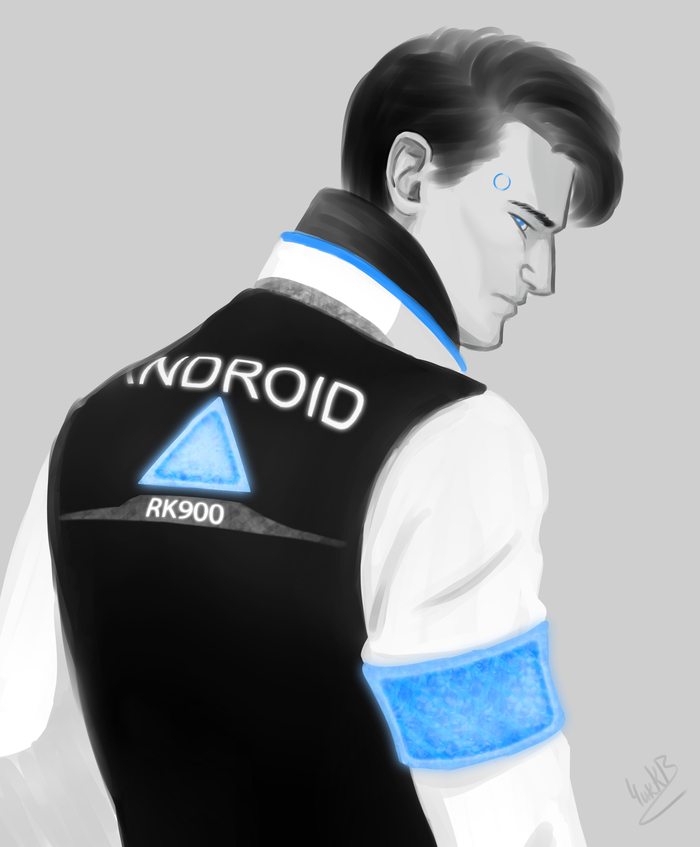 Rk900 - My, Rk900, Detroit: Become Human, Game art