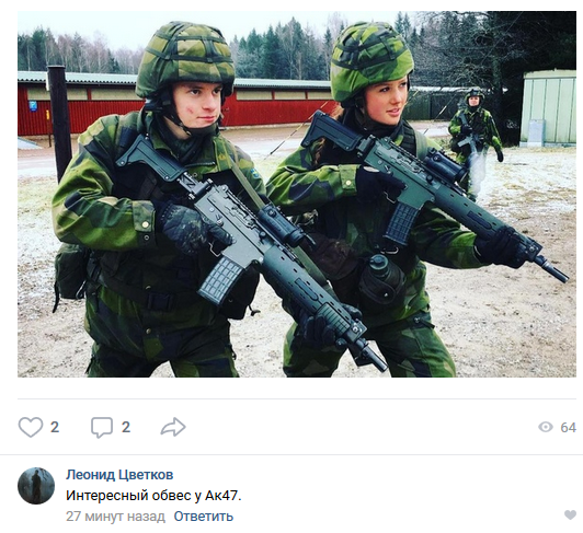 When you want to look like an expert - In contact with, Weapon, Military, Sweden, 