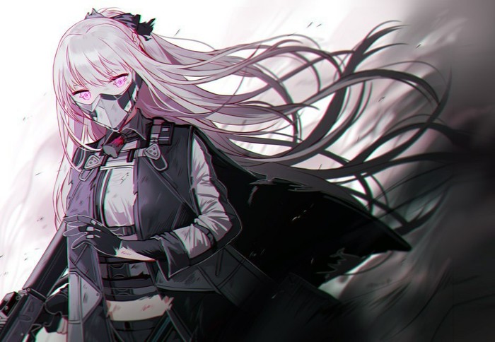 Ak_12(girls frontline) - Anime Art, Аниме, Girls Frontline, Ак-12