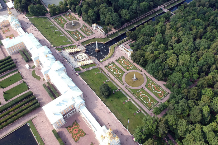 Peterhof - My, Aerial photography, Drone, Peterhof, DJI Spark