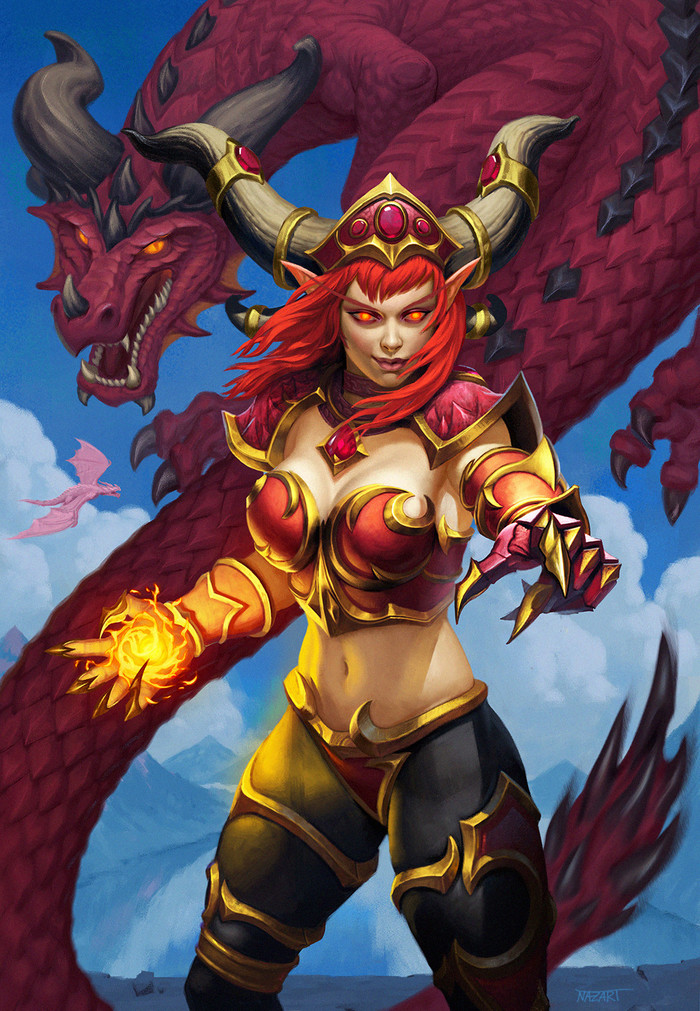 Alexstrasza by Nazar Gavriljuk
