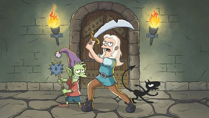 Netflix has renewed Disenchantment for a second season. Its first half will be released in 2020, the second in 2021. - Serials, Netflix, Cartoons, Comedy