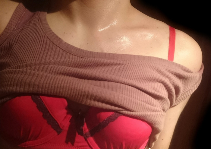 Collarbones are another fetish of mine) - NSFW, My, Trap my, Vasilzza, Its a trap!, Trap IRL, Fetishism