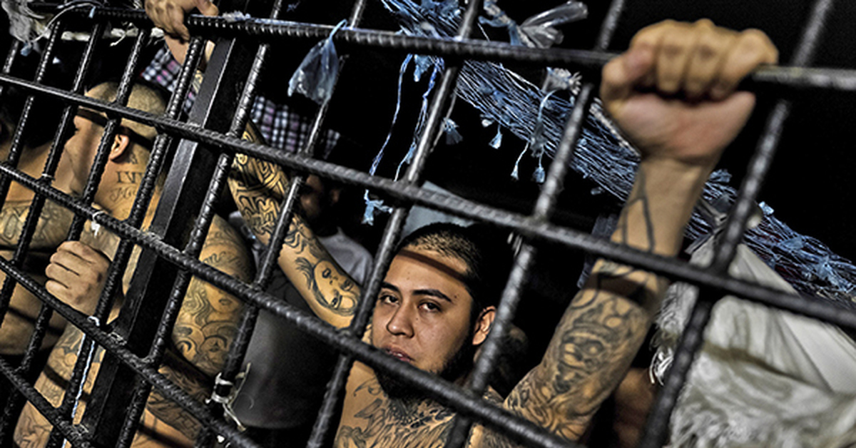 Самая жесткая группа. Mara Salvatrucha в тюрьме Сан Сальвадор.