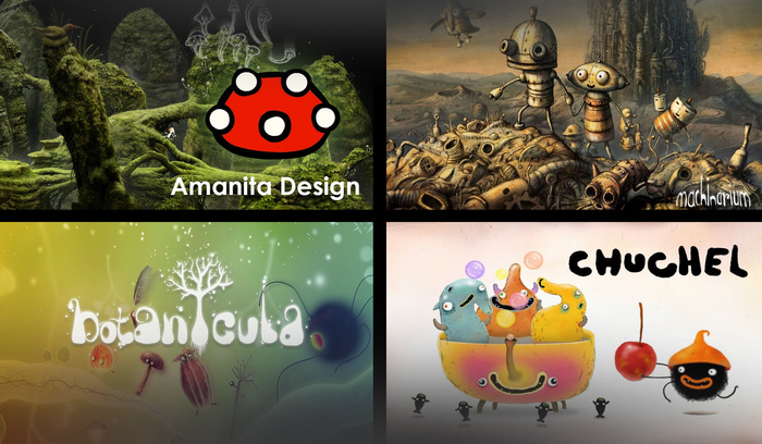 Jakub Dvorsky, studio Amanita Design and their gaming masterpieces - Games, Amanita Design, , Samorost, , Botanicula, Chuchel, Longpost, Video