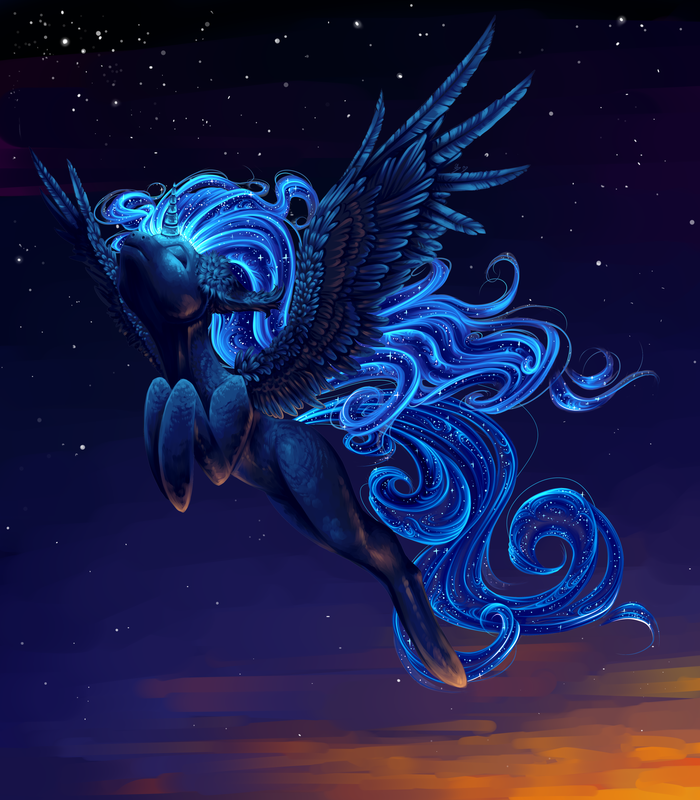 Luna My Little Pony, Princess Luna, Ponyart, Yanchek