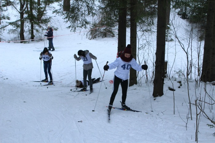 My first ski run. - My, Winter, Grace, Skis