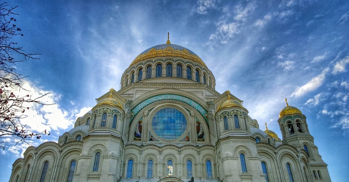 St Nicholas Naval Cathedral in Kronstadt