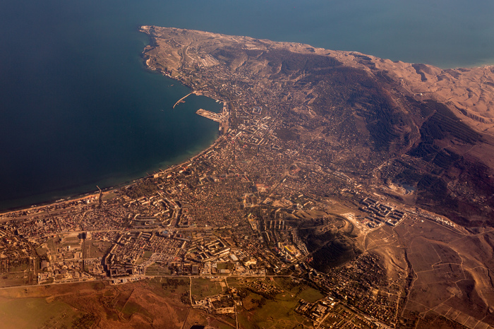 Feodosia, Koktebel and Sudak. - My, The photo, Height, Town, Crimea, Feodosia, Koktebel, Airplane, The city of Sudak