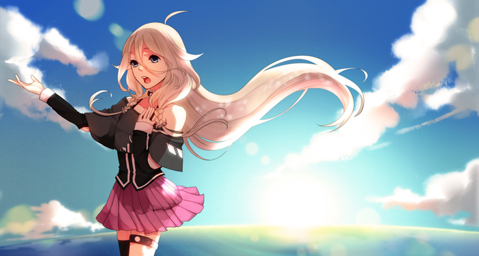 Poetry - Anime, Not anime, Vocaloid, Anime art, Pixiv, Koyubi, Ia