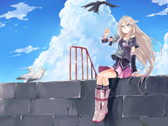 IA - Anime, Anime art, Not anime, Vocaloid, Ia, Pixiv, 