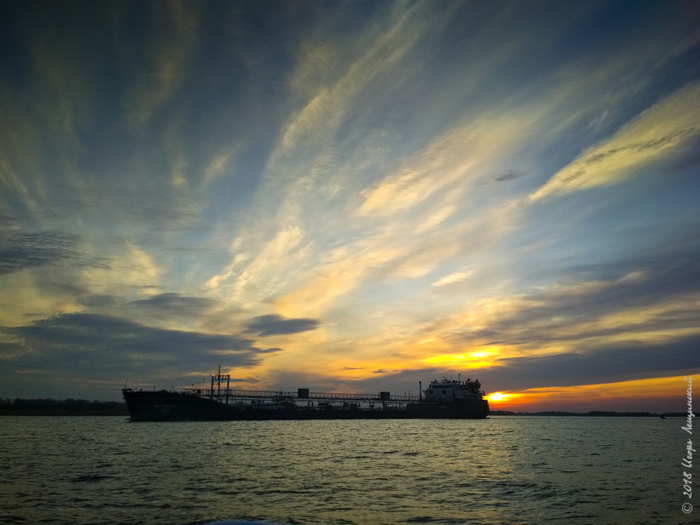 Volga at dawn - My, Volga river, dawn, The photo, Morning