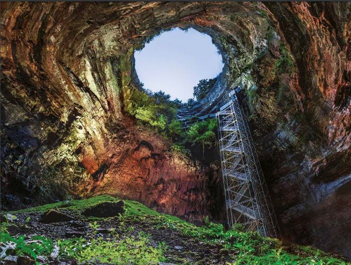 Padirac Depression, Occitania, France - France, Caves, Trough, Underground River, The photo, Longpost