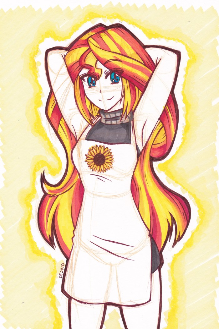 Pancakes or Waffles? - My Little Pony, Equestria Girls, Sunset Shimmer, Dragonemperror2810