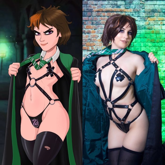 Cosplay Merula Snide - NSFW, Hogwarts Mystery, Merula Snyde, Harry Potter, Cosplay