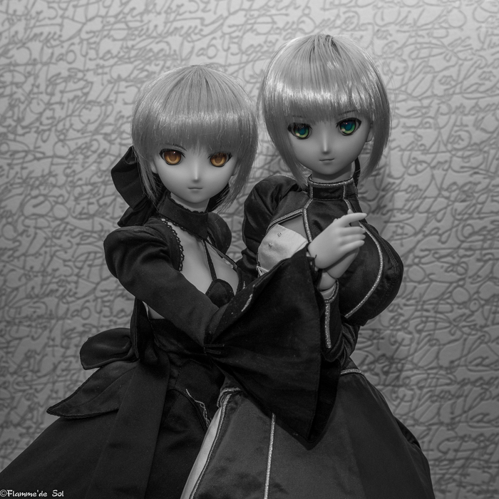 DDream - Day 29 - Double - My, Dollfiedream, Saber, Saber alter, Jointed doll, The photo, Hobby, Anime, Longpost