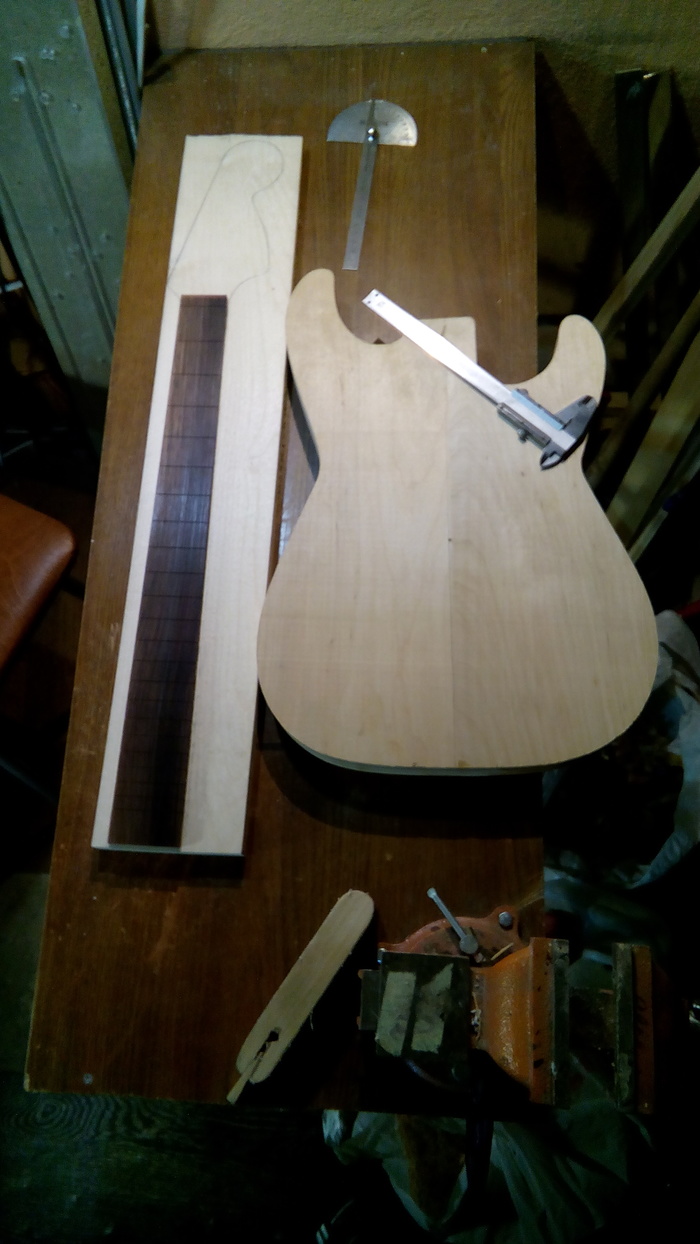 The process of making an electric guitar - My, Guitar, Longpost, Musical instruments, Handmade