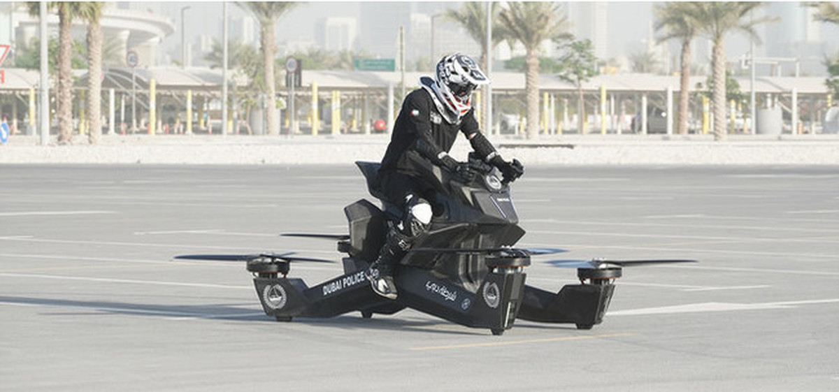 Летающий байки. Летающий мотоцикл Hoverbike s3. Летающие мотоциклы в Дубае полиция. Ховербайк Скорпион 3. Полиция Hoversurf Дубая.