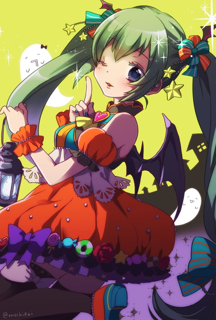 Happy Halloween to you! - Hatsune Miku, Anime, Anime art, Vocaloid, Not anime