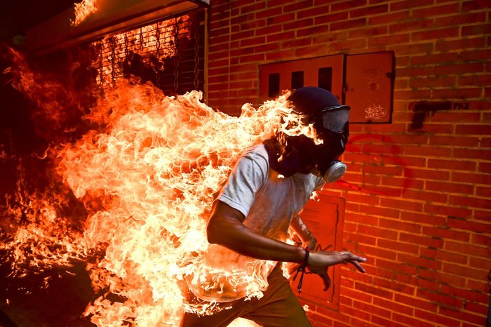 Photo of the year! - Protest actions, Venezuela, Nicholas Maduro, Longpost