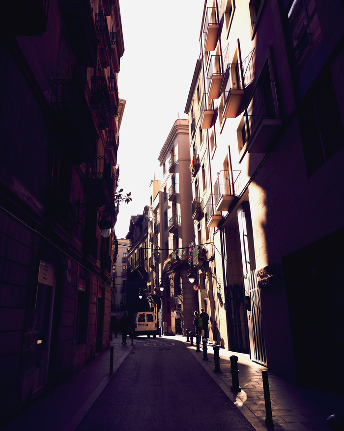 Gothic Quarter of Barcelona - My, The photo, Photographer, Photoshop, , Town, Barcelona, Gothic, Barcelona city