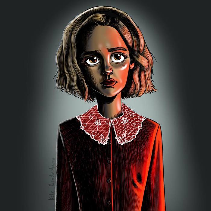 Portraits of two witches from Chilling Adventures of Sabrina - My, Sabrina's Chilling Adventures, Art, Portrait, Procreate, Witches, Kiernan Shipka, , Netflix