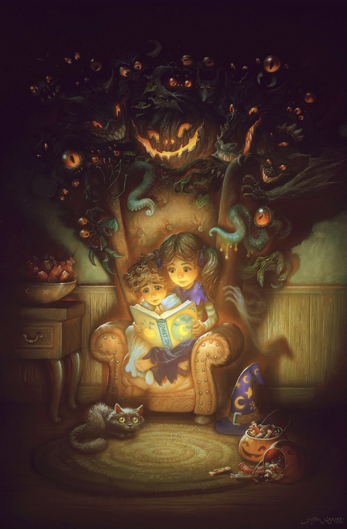 Happy Halloween! - Art, Halloween, , Justin Gerard