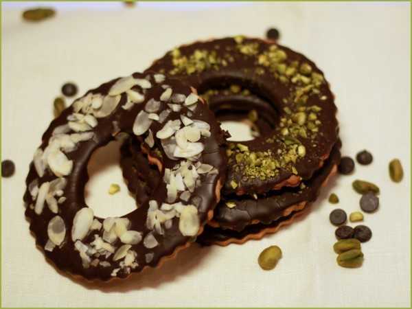 Chocolate almond ring - My, Almond, Chocolate, Cooking, Nutrition, Products, Recipe, Dish