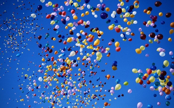 Back side of the balloon. - Air balloons, Helium, Ecology, Environmental pollution, Report, From the network, Longpost