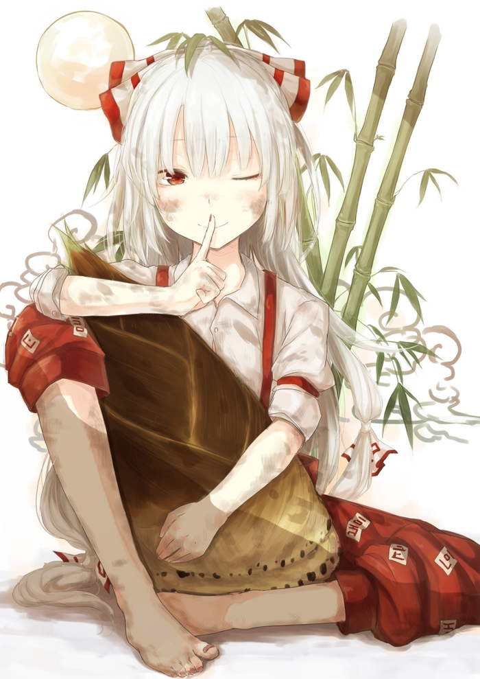 Artik by yushika - Anime art, Anime, Fujiwara no mokou, Touhou, 