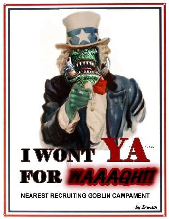 WAAAAAGH campaigning - Warhammer 40k, Wh humor, Warhammer