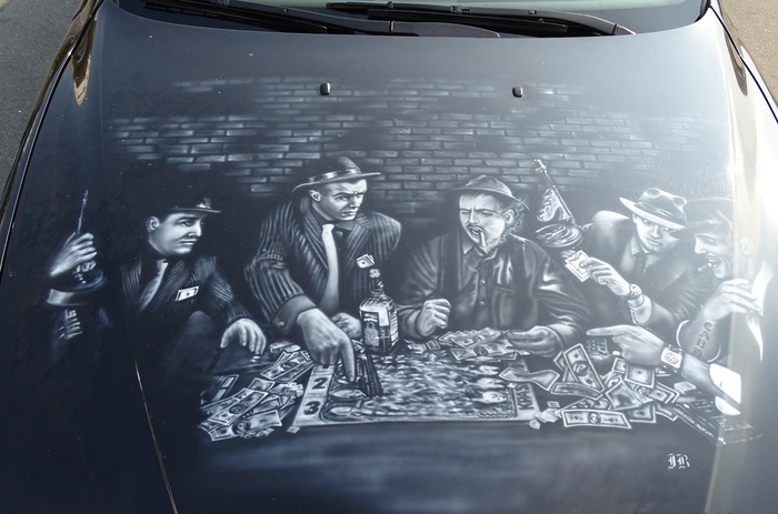 Check out my garage hobby, plzz! - My, Airbrushing, Hobby, Bmw, Godfather, The photo, Longpost