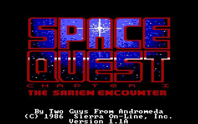 Space Quest: Chapter I - The Sarien Encounter.  1. 1986, , Space Quest, Sierra,   DOS, , -, 