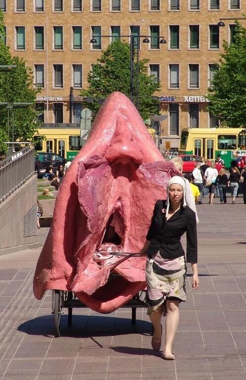 I blinded myself.. - NSFW, Vagina, Sculpture