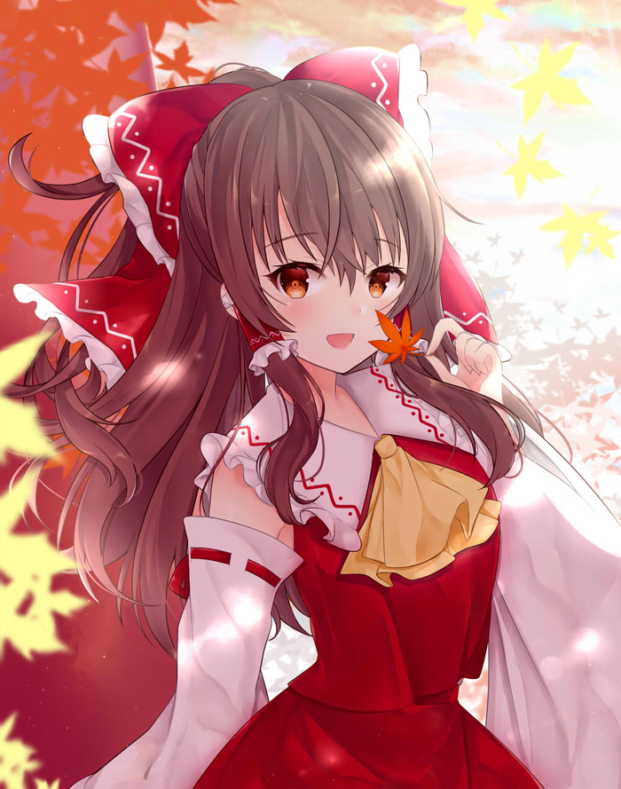 Hakurei Reimu Touhou, Anime Art, ,  , Hakurei Reimu, Tosakaoil
