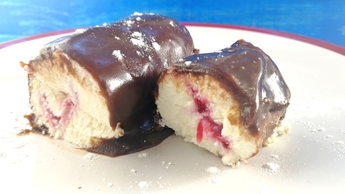 Домашние глазированные сырки с начинкой