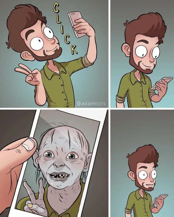 Selfie - Comics, Selfie, Adamtots