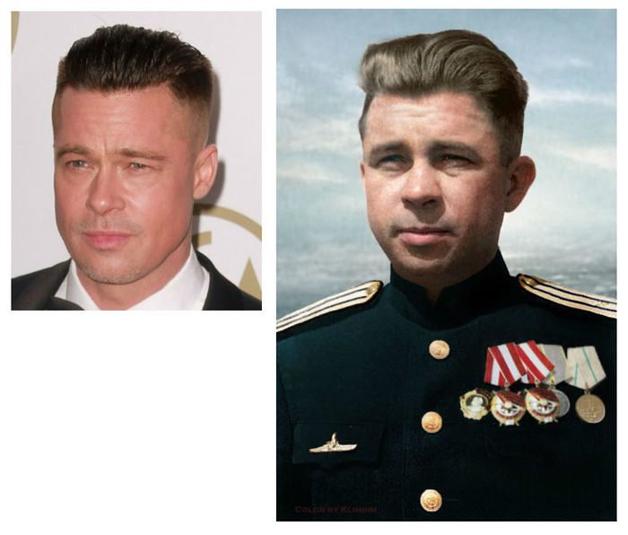 The truth is similar - Brad Pitt, Similarity, Alexander Marinesko