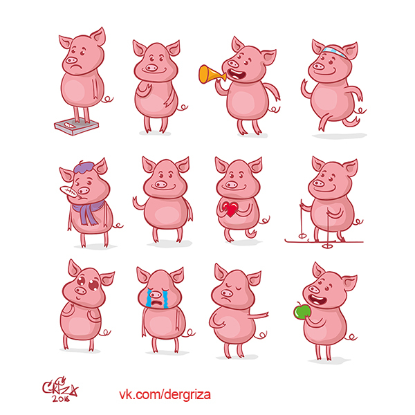 Milly swine - My, Pig, Characters (edit)