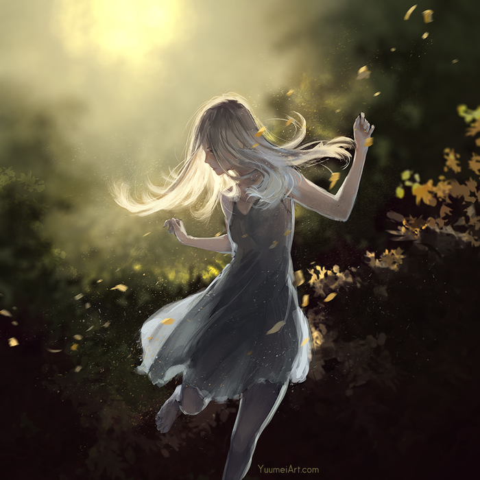 Dance with the Wind - Арт, Yuumei